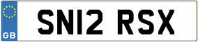 Truck License Plate